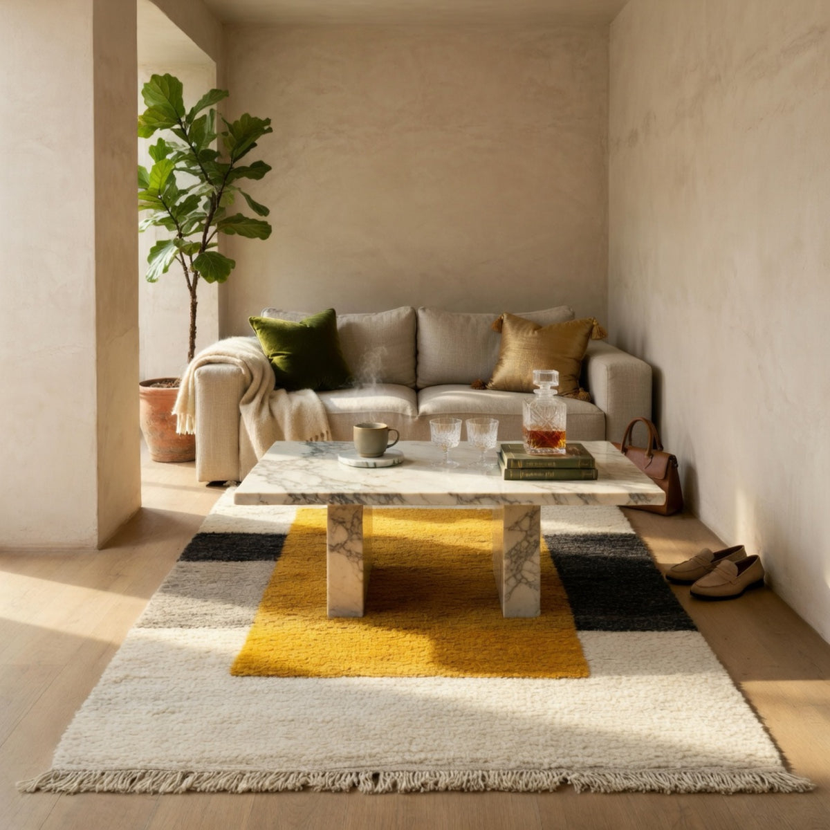 Amira Rug in room setting | Maison Nadia